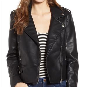 Blank NYC - Black Faux Leather It Takes Two Jacket